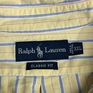 Imperfect XXL Polo Ralph Lauren classic fit 100% cotton button down long sleeved